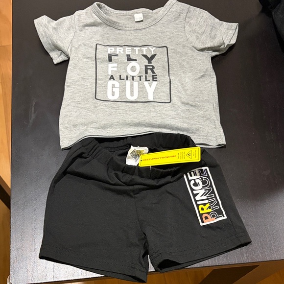 SHEIN Other - SHEIN Gray and Black Kids Matching Set Never Worn NWT